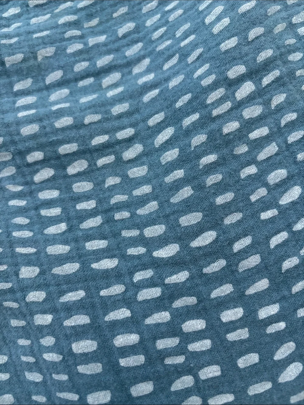Alice + Ames blue patterned skirt